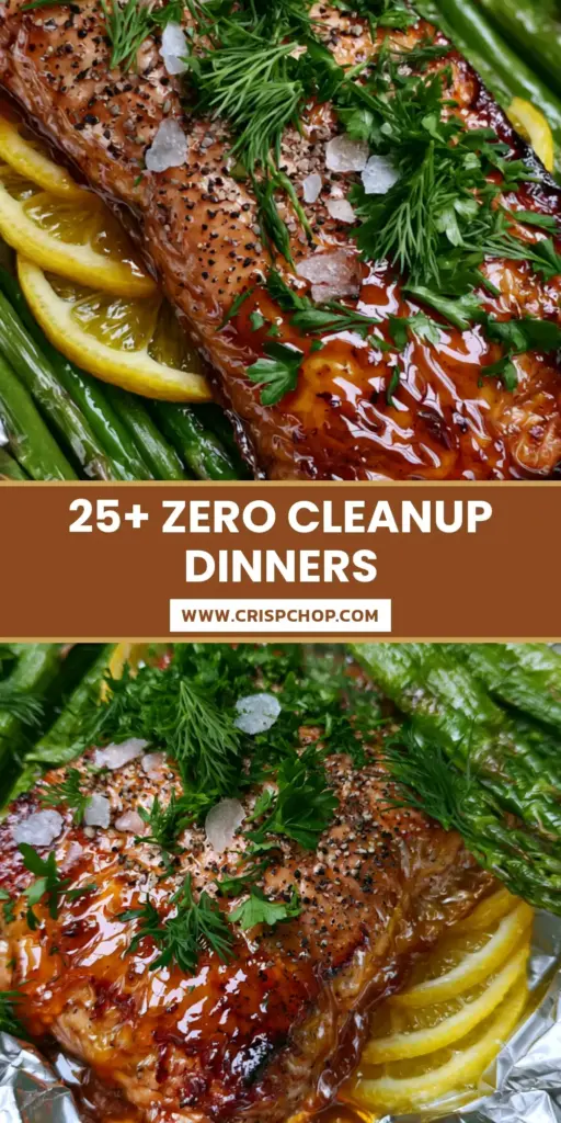 Foil Packet Recipes: The Ultimate Honey Garlic Glazed Salmon and Asparagus 4 A gourmet honey-garlic glazed salmon fillet with asparagus in a crinkled silver foil packet. (foil packet recipes)