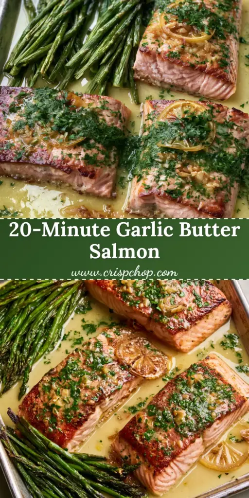 Baked salmon with lemon butter cream sauce: The Ultimate Sheet Pan Guide 4 A top-down view of a rustic metal sheet pan featuring four seared salmon fillets, charred green asparagus, and caramelized lemon slices drenched in a glossy lemon butter cream sauce. (Baked salmon with lemon butter cream sauce)