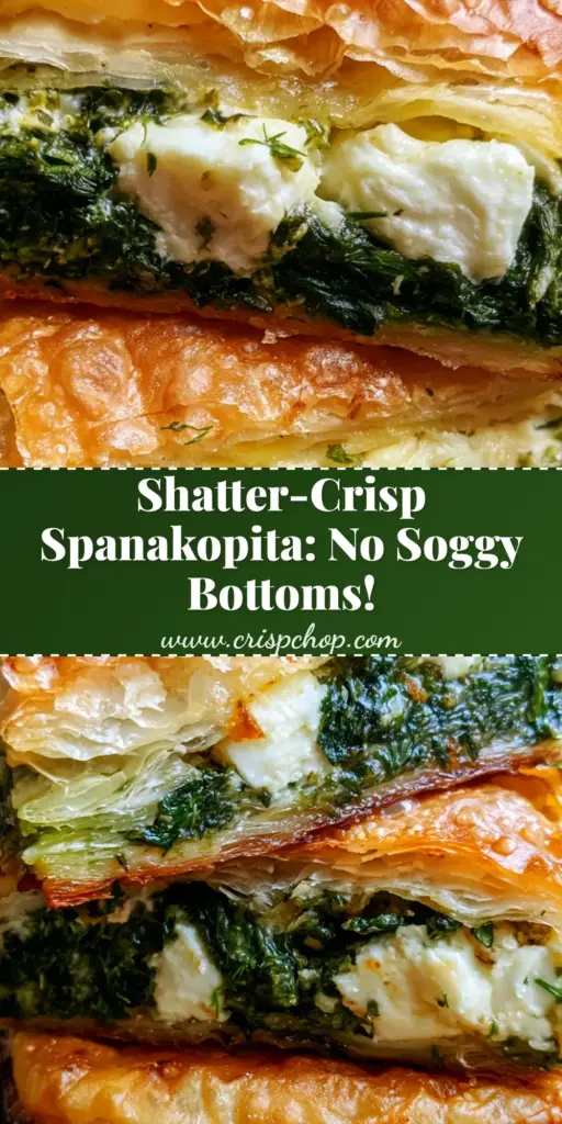 Spanakopita Recipe: The Ultimate Crispy Greek Spinach Pie with Feta 4 A stack of golden-brown spanakopita triangles on a rustic wooden board. (spanakopita recipe)