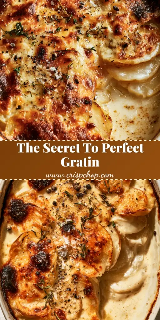 A rustic oval white ceramic dish filled with French side dishes, specifically potato gratin with bubbling Gruyere and toasted parmesan peaks.