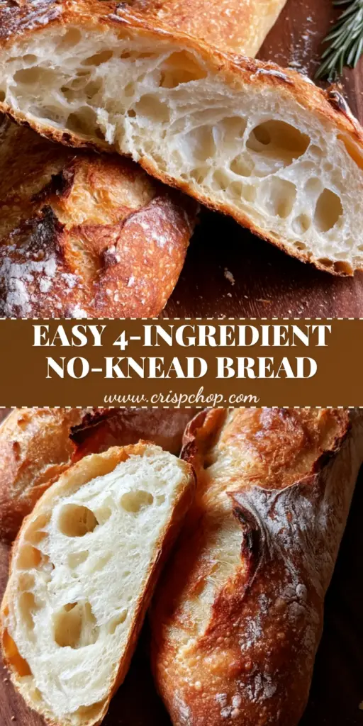Two artisanal French bread baguettes on a rustic wooden board, one torn open to reveal a steaming airy white crumb and large air pockets.