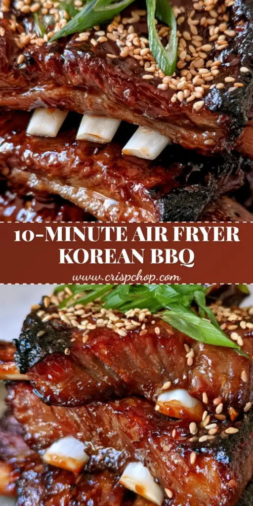 Korean BBQ Short Ribs (Sticky Flanken-Style Galbi) 4 Close-up of caramelized Korean BBQ short ribs with white rib bones and sesame seeds garnish.